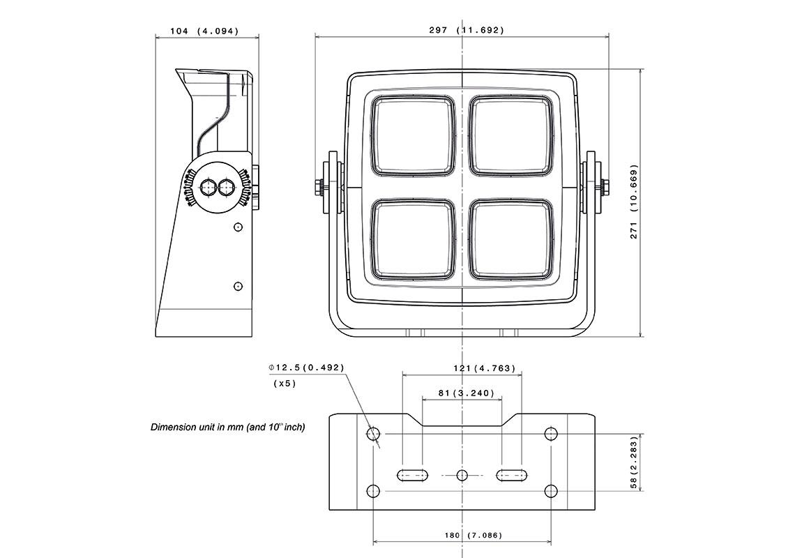 Faro da lavoro modulare Heavy Duty LED